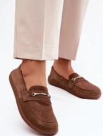 Kožené mokasíny Barefoot Z Zazoo hnedé