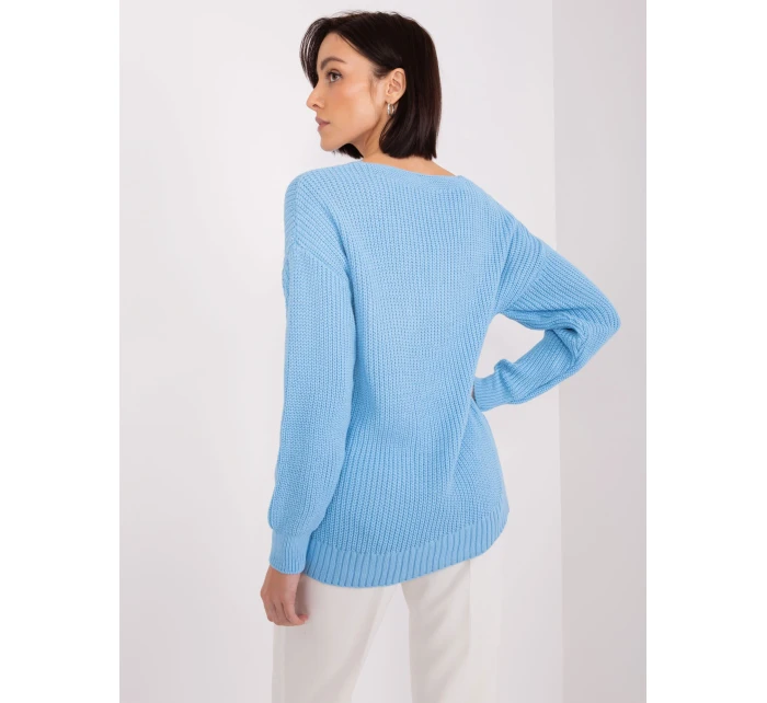 BA SW 8028 jumper.32 svetlo modrá