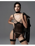 Dámský kouzelný korzet Vila Blanes Corset černý - Obsessive