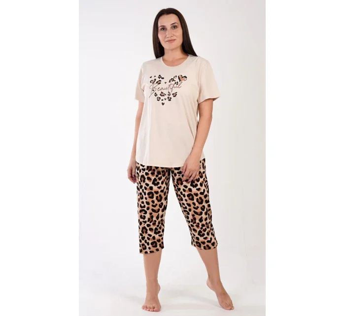 Dámske capri pyžamo Beautiful