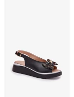 Model topánok na klinoch 214997 Krok v štýle