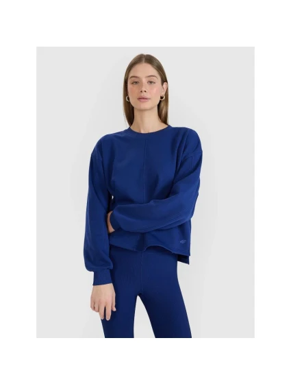 Dámská mikina model 21434887 oversize bez kapuce - 4F