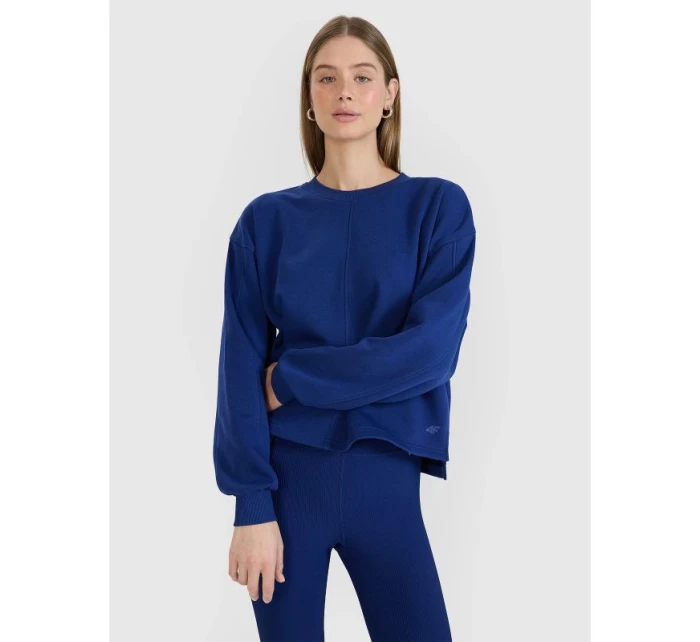 Dámská mikina model 21434887 oversize bez kapuce - 4F