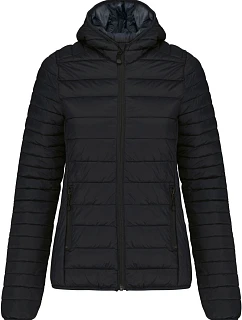 Kariban K 6111 Lehká dámská prošívaná bunda s kapucí 20.6111 black