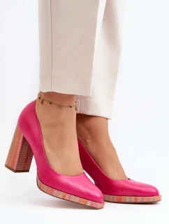 Czółenka Na Słupku Laura Messi 2746 Różowe