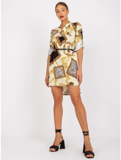 Šaty DHJ SK 5766AB 6.76 svetložltá