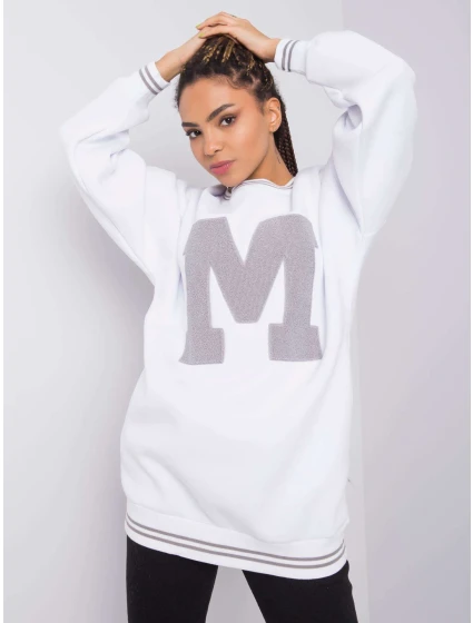 Mikina DS BL 1123.18 bielych