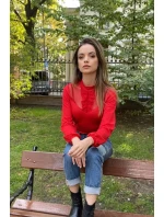 Dámská halenka model 18683376 red - Eldar