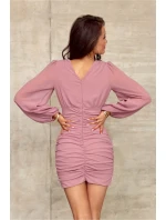 Dámske šaty SUK0394 staroružové - Roco Fashion