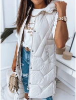 Dámska vesta LARIS ecru FashionStreet TY2835