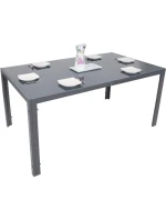 ZÁHRADNÝ STÔL 150x90x73 cm tmavosivý