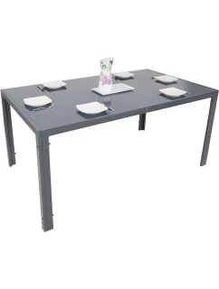 ZÁHRADNÝ STÔL 150x90x73 cm tmavosivý