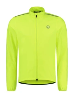 Bunda do dažďa Rogelli DISTANCE fluor 2XL