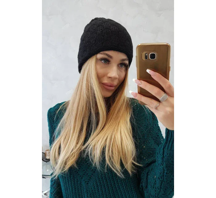 Čiapka Agata K222 čierna