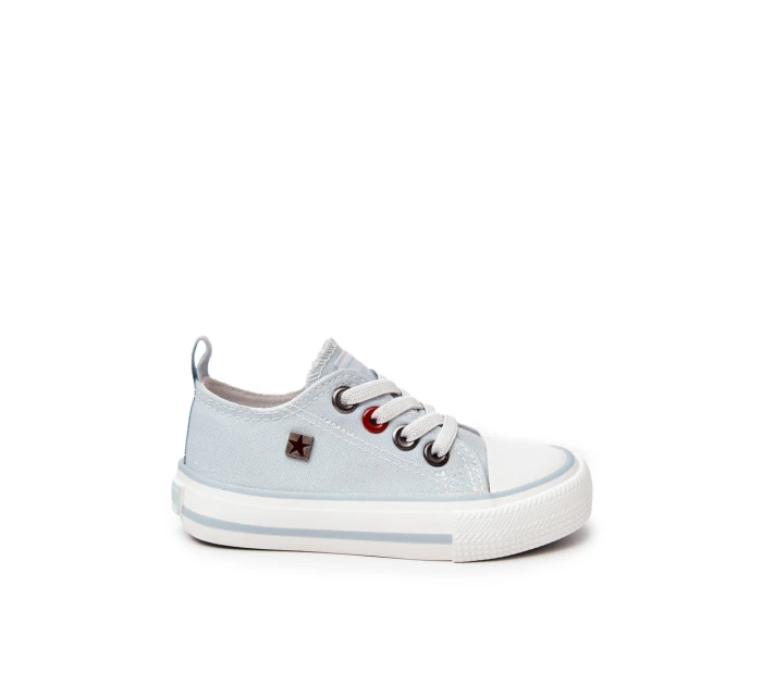 Dziecięce Klasyczne Niskie Trampki BIG STAR HH374094 Niebieskie Dziecięce Klasyczne Niskie Trampki BIG STAR HH374094 Niebieskie