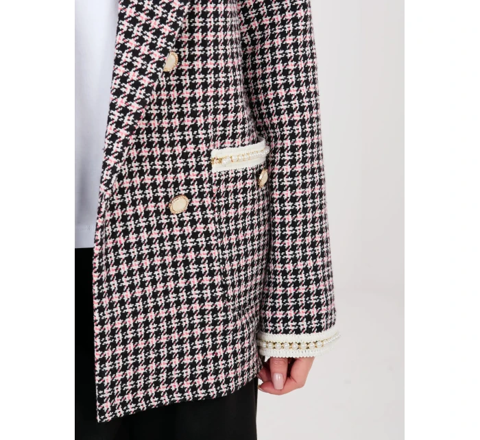 Bunda LK MA 510149.93 čierna a ružová