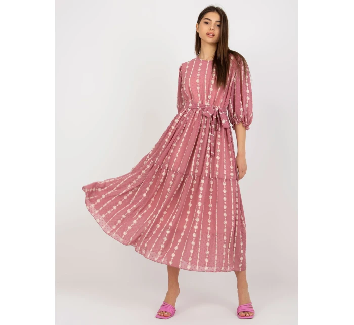 Sukienka LK SK 508963 1.38 ciemny różowy