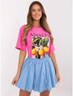 Sukňa MI SD 2547.24 svetlomodrá