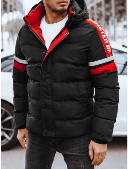 Pánská prošívaná zimní bunda černá Dstreet model 21971577 - FashionStreet