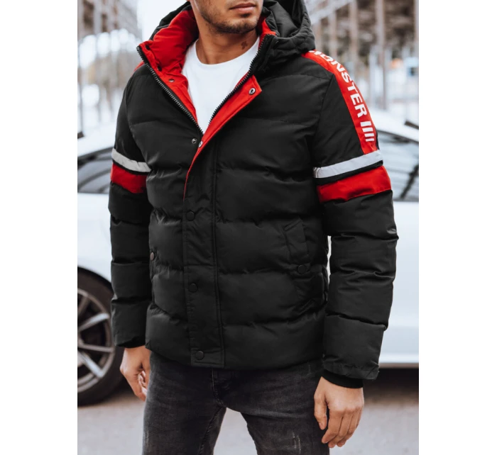 Pánská prošívaná zimní bunda černá Dstreet model 21971577 - FashionStreet