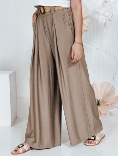 Dámske nohavice MIRELOU hnedé FashionStreet UY2714