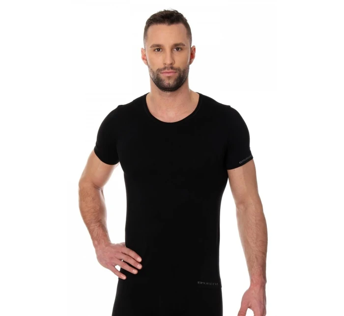 Pánske tričko 00990 black - BRUBECK Pánske tričko 00990 black - BRUBECK