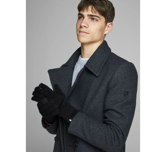 Pletené rukavice Jack & Jones model 21815815 BLACK - Jack&Jones