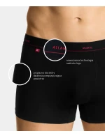 Kvalitné pánske boxerky ATLANTIC PREMIUM - čierne