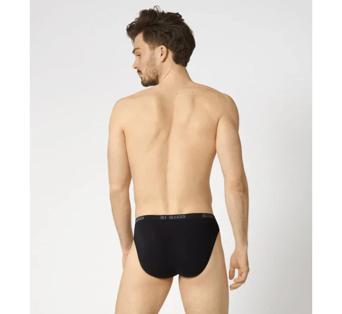 Pánske slipy sloggi men Basic Mini - čierne - SLOGGI Pánske slipy sloggi men Basic Mini - čierne - SLOGGI