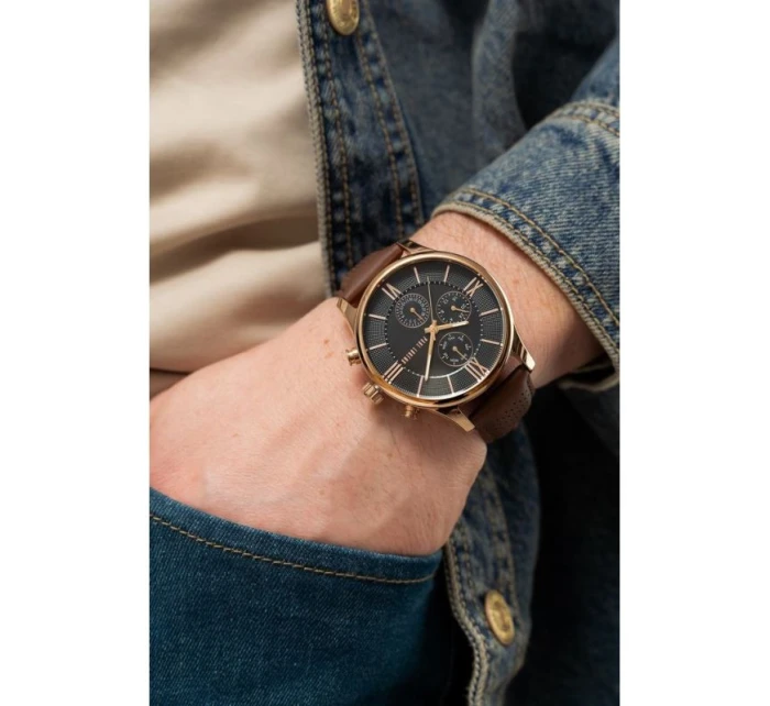 Pánske hodinky PAUL LORENS PL11652A6-1B1 + BOX Pánske hodinky PAUL LORENS PL11652A6-1B1 + BOX