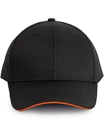 145 6 panelová kšiltovka black/orange model 22432306 - WK 145 6 panelová kšiltovka black/orange model 22432306 - WK