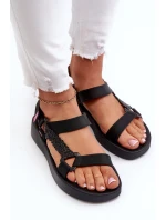 sandály na suchý zip  Černé model 21661847 - Zaxy