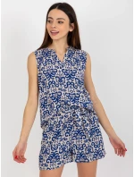 Dámská halenka model 18339422 tmavě modrá - FPrice