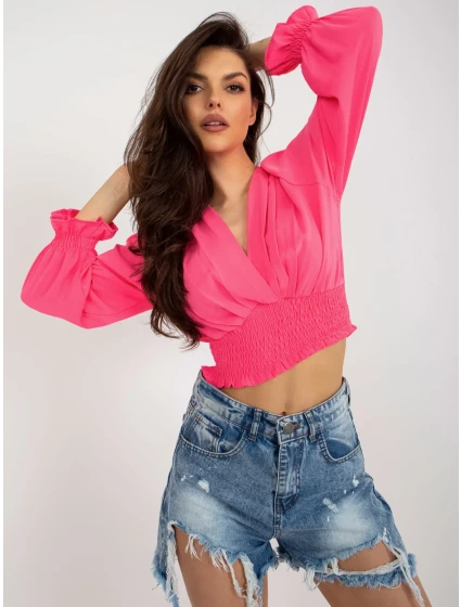 Blúzka DHJ BZ 13866.92P fluo ružová