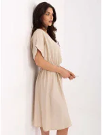 Sukienka MI SK model 21190946 beżowy - FPrice