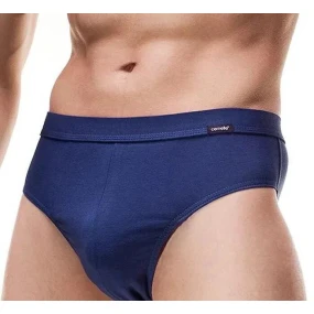 Pánské slipy Authentic 093 tm. modré - Cornette