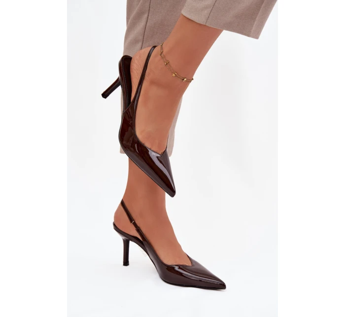 Lodičky s ihlovým podpätkom model 221166 Krok vo veľkom štýle