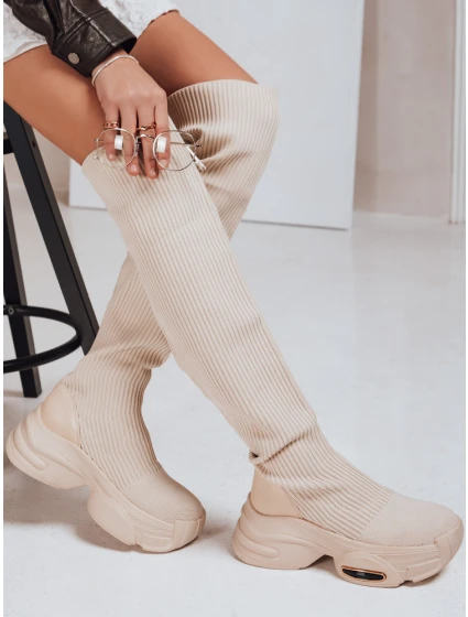 Dámské boty béžové Dstreet model 21995015 - FashionStreet