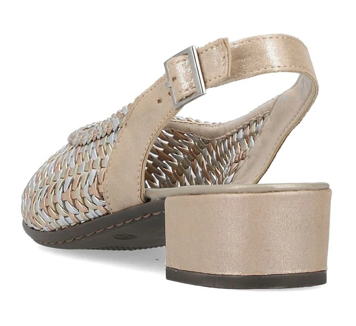 Dámské béžové sandály model 22122414 - Rieker