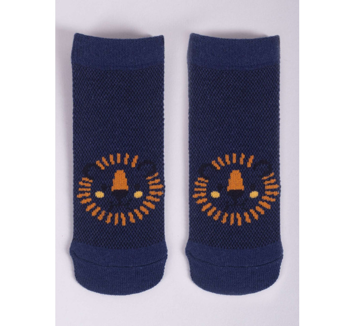 Yoclub Chlapčenské členkové tenké bavlnené ponožky Vzory Farby 6 Balenie SKS-0072C-AA00-002 Viacfarebné