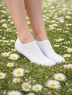 DÁMSKE HLADKÉ BAMBUSOVÉ PONOŽKY SO SILIKÓNOM 281028