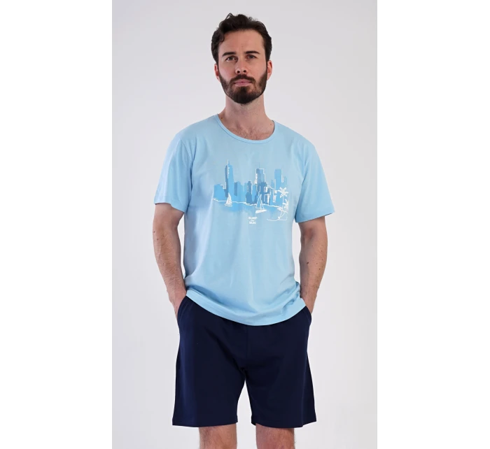 Pánské pyžamo šortky model 21293268 - Vienetta MAN Pánské pyžamo šortky model 21293268 - Vienetta MAN