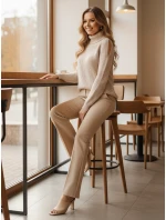 Dámský svetr béžový Dstreet model 21982754 - FashionStreet