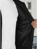 Pánska prechodná bunda s kapucňou čierna FashionStreet TX5016