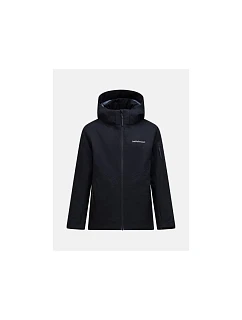 Bunda PEAK PERFORMANCE JR Maroon Insulated Jacket čierna