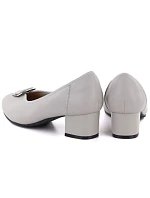 Semišové papuče na platforme Potocki W WOL105C hnedé