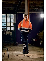 05 HiVis mikina s kapucí hi vis yellow model 22501829 - Yoko