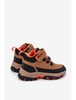 Dětské zimní boty na suchý zip Big Star model 21706132 Hnědé - Big Star Shoes