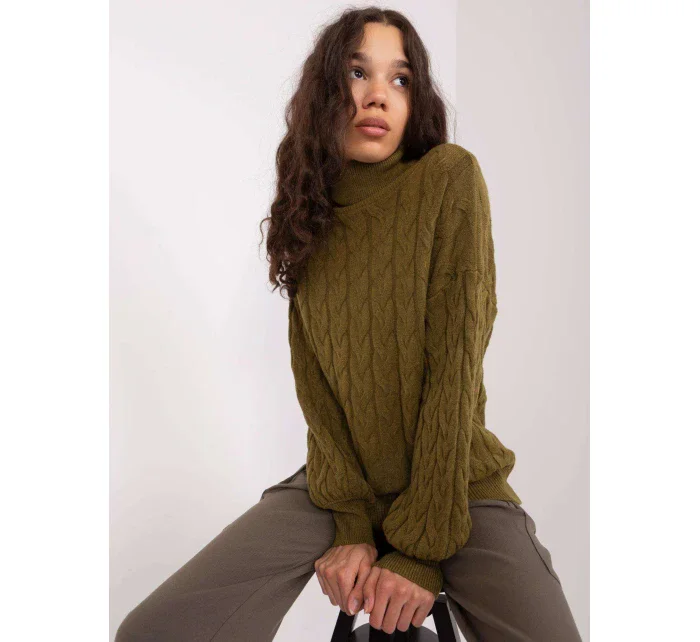 Sweter AT SW model 19018702 khaki - FPrice