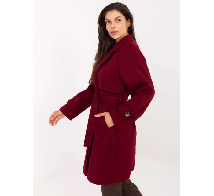 Płaszcz IT PL model 21302305 bordowy - FPrice